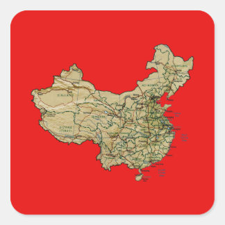China Map Sticker