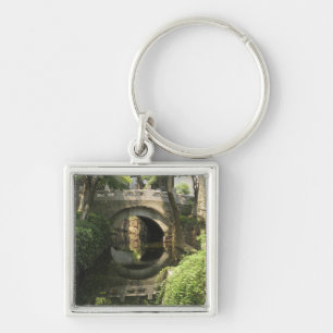 China, Nantong, an arched bridge forms a perfect Keychain