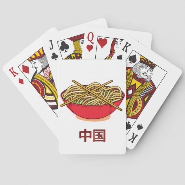 China Noodles Playing Cards (Back)