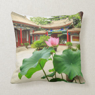 China Pagoda Interior Throw Pillow