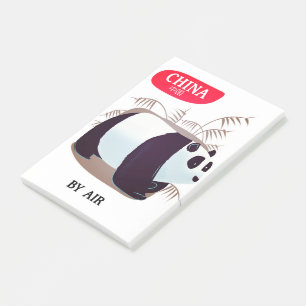 China Panda travel poster Post-it Notes