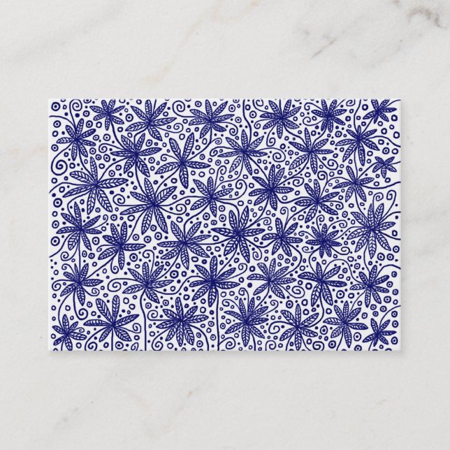 China Pattern Business Card (Front)