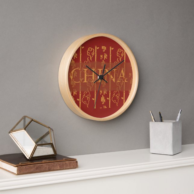 China Pattern Clock (Office)