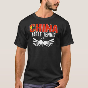 China Ping Pong     Chinese Table Tennis Team Supp T-Shirt