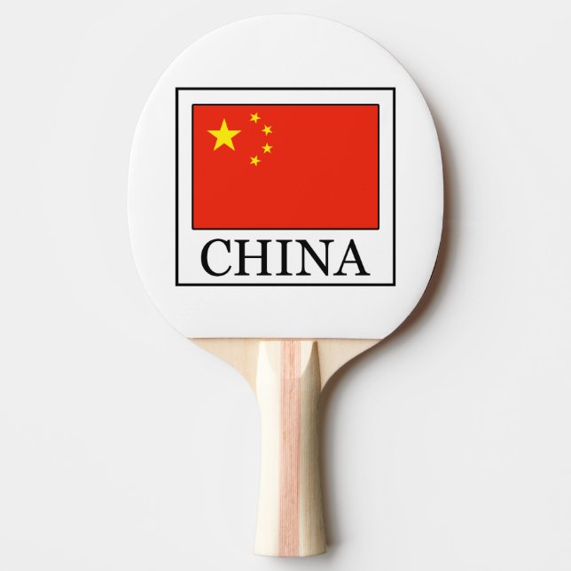 China Ping Pong Paddle (Front)