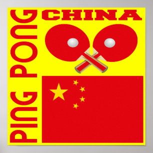 China Ping Pong Poster