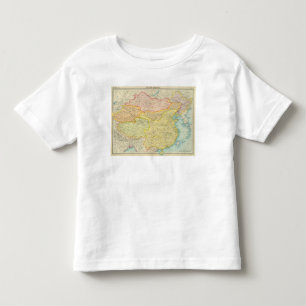 China political map toddler t-shirt