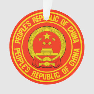 China Round Emblem Ornament