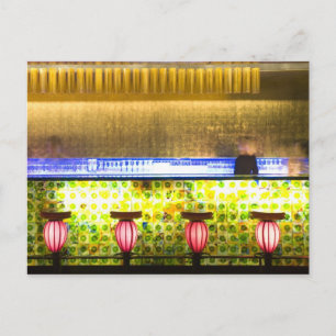 China, Shanghai. Bar in the Xin Tian Di bar 2 Postcard