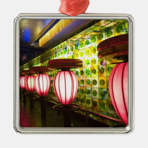 China, Shanghai. Bar in the Xin Tian Di bar Metal Ornament