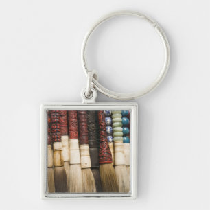 China, Shanghai. Brushes Chenghuang Miao Keychain