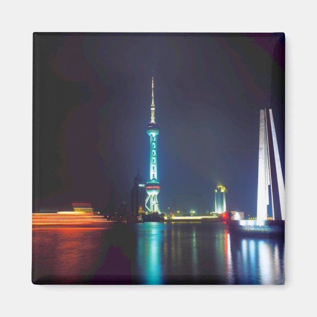 China Shanghai Oriental Pearl Tower Magnet (Front)