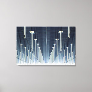 China, Shanghai Pudong International Airport Canvas Print