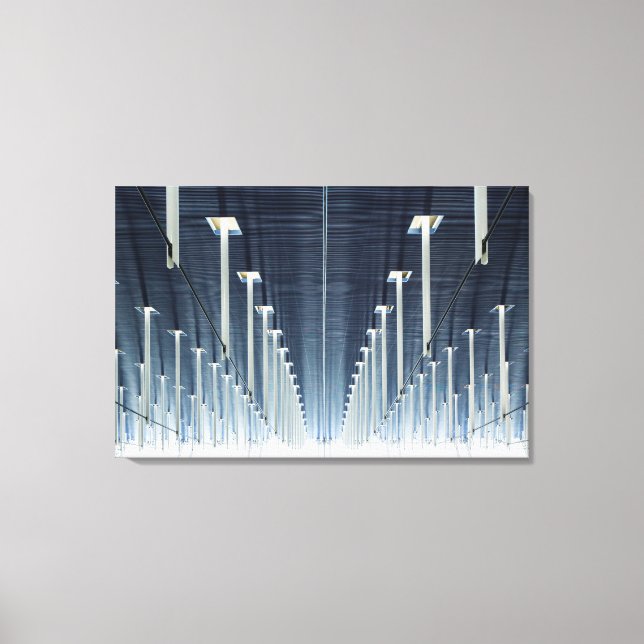 China, Shanghai | Pudong International Airport Canvas Print (Front)