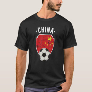 China Soccer China Flag Football Chinese Pride Roo T-Shirt