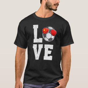 China Soccer Love Chinese Fan Flag T-Shirt