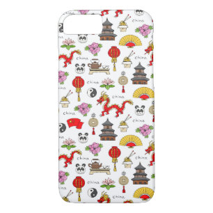 China Symbols Pattern Case-Mate iPhone Case