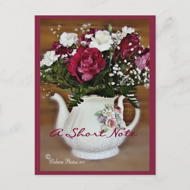 China Teapot Postcard-customize Postcard (Front)