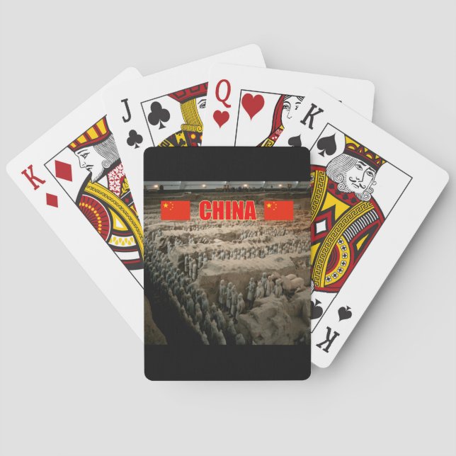 CHINA Terracotta Army Playing Cards (Back)