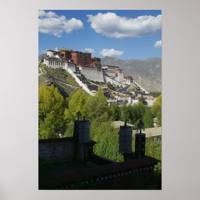 China, Tibet, Lhasa, Potala Palace 2 Poster (Front)