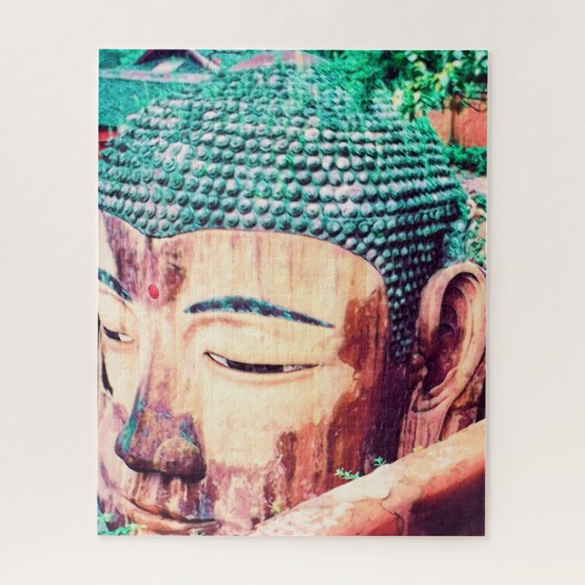 China travel Leshan Giant Buddha Jigsaw Puzzle (Vertical)
