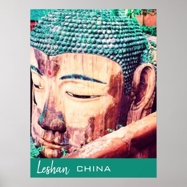 China travel Leshan Giant Buddha Poster (Front)