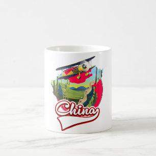 China Travel map logo Coffee Mug