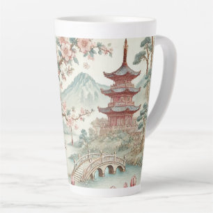 China vintage latte mug