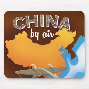 China Vintage Travel poster Mouse Pad