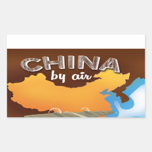 China Vintage Travel poster Sticker