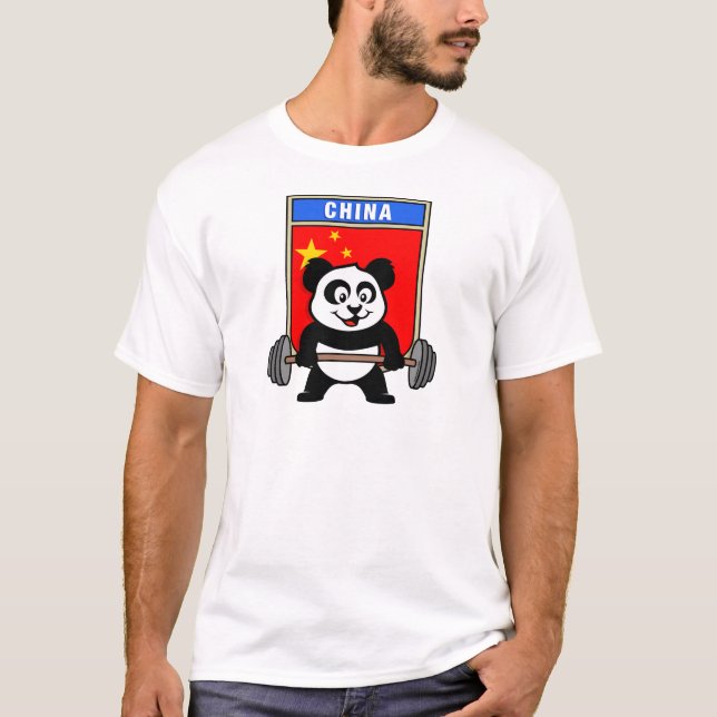 China Weightlifting Panda T-Shirt (Front)