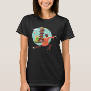 China Wushu for Longevity and Welth T-Shirt