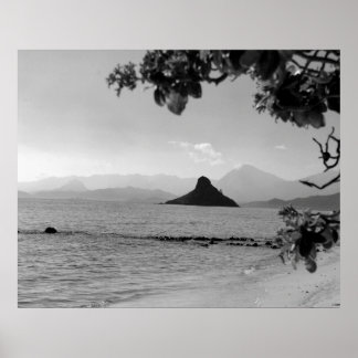 Chinamans Hat _bw Poster