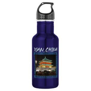 China's Ancient Xian Bell Tower 532 Ml Water Bottle