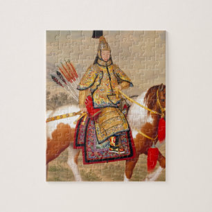 China's Qianlong Emperor 乾隆帝 in Ceremonial A Jigsaw Puzzle