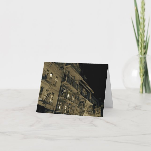 Chinatown at Night Card (Front)