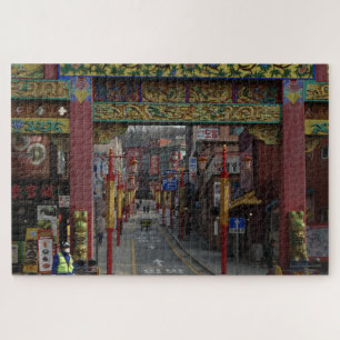Chinatown City Gate on a Jigsaw Puzzle