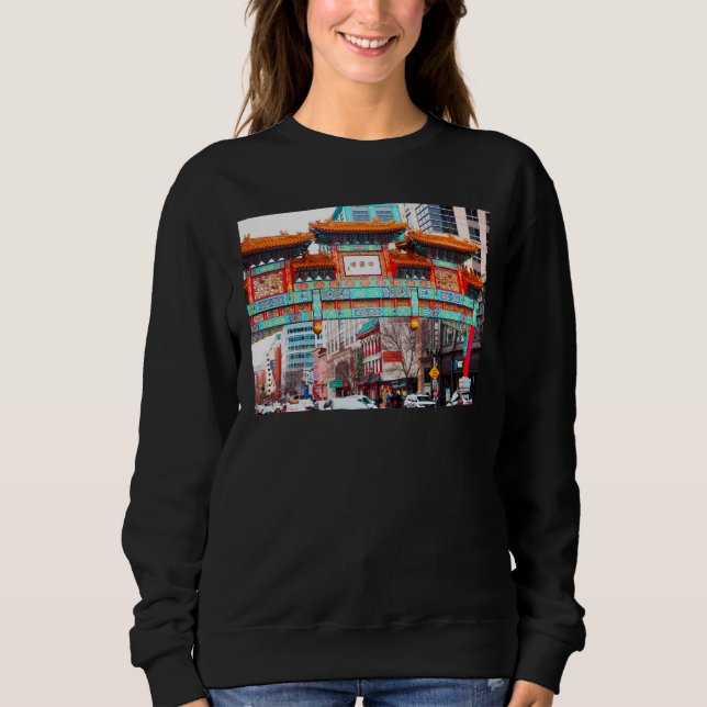 Chinatown in Washington, DC.  Sweatshirt (Front)