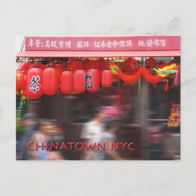 Chinatown New York City Postcard (Front)