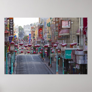Chinatown on Grant Street in San Francisco, Poster