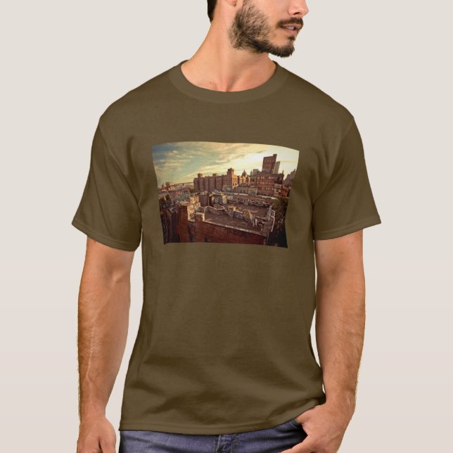 Chinatown Rooftop Graffiti T-Shirt (Front)