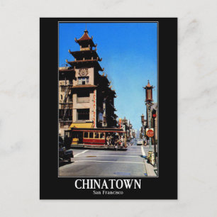 Chinatown, San Francisco, California, Vintage Postcard