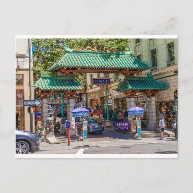 Chinatown San Francisco, Californie Carte postale (Devant)