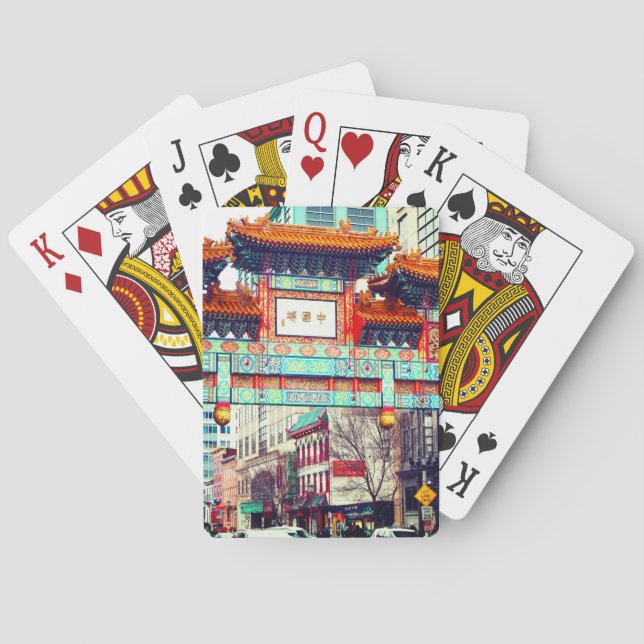 Chinatown, Washington DC. USA Playing Cards (Back)