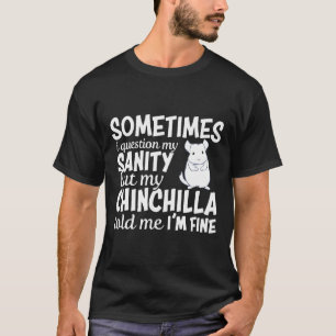 Chinchilla Animal Lover Cute Pet Owner Women Kids T-Shirt