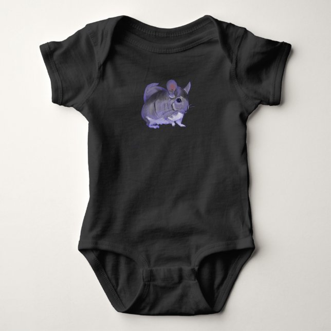 Chinchilla Baby Bodysuit (Front)