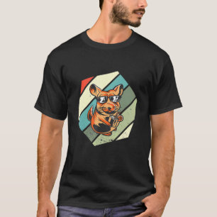 Chinchilla  Chinchilla Pet Hexa Retro Vintage T-Shirt