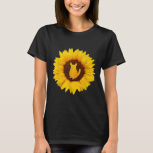Chinchilla For Women Men Rodent Animal Sunflower L T-Shirt