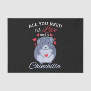 Chinchilla Gift Funny Cute Pet Animal Lover Owner Tissue Paper
