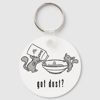 Chinchilla got dust keychain
